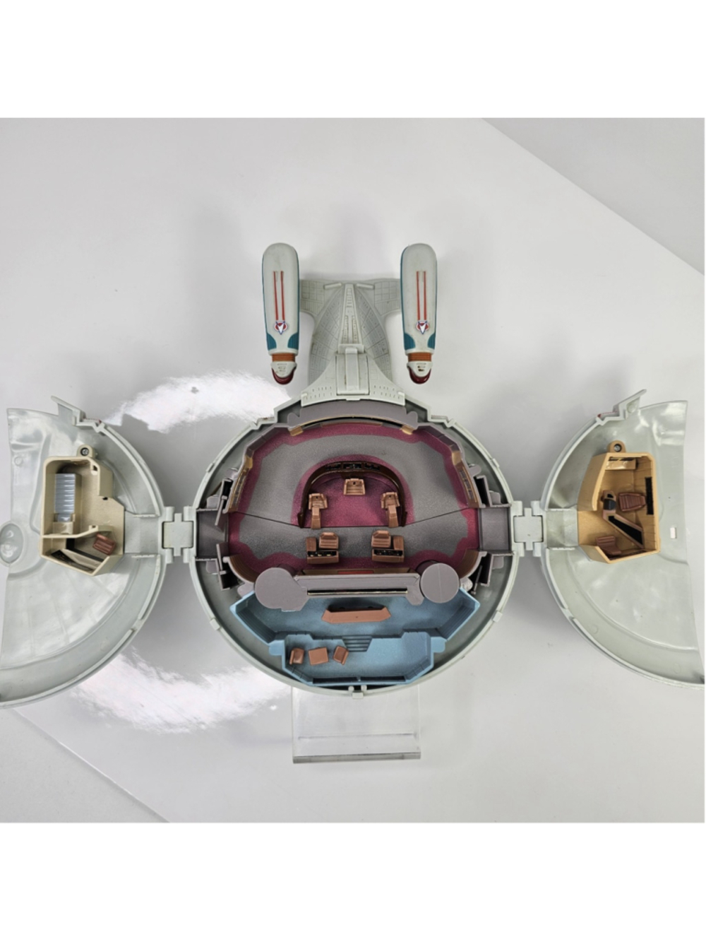 Star Trek TNG Enterprise D Micro Machines Galoob Playset Vintage 1990s